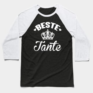 Beste tante (white) Baseball T-Shirt